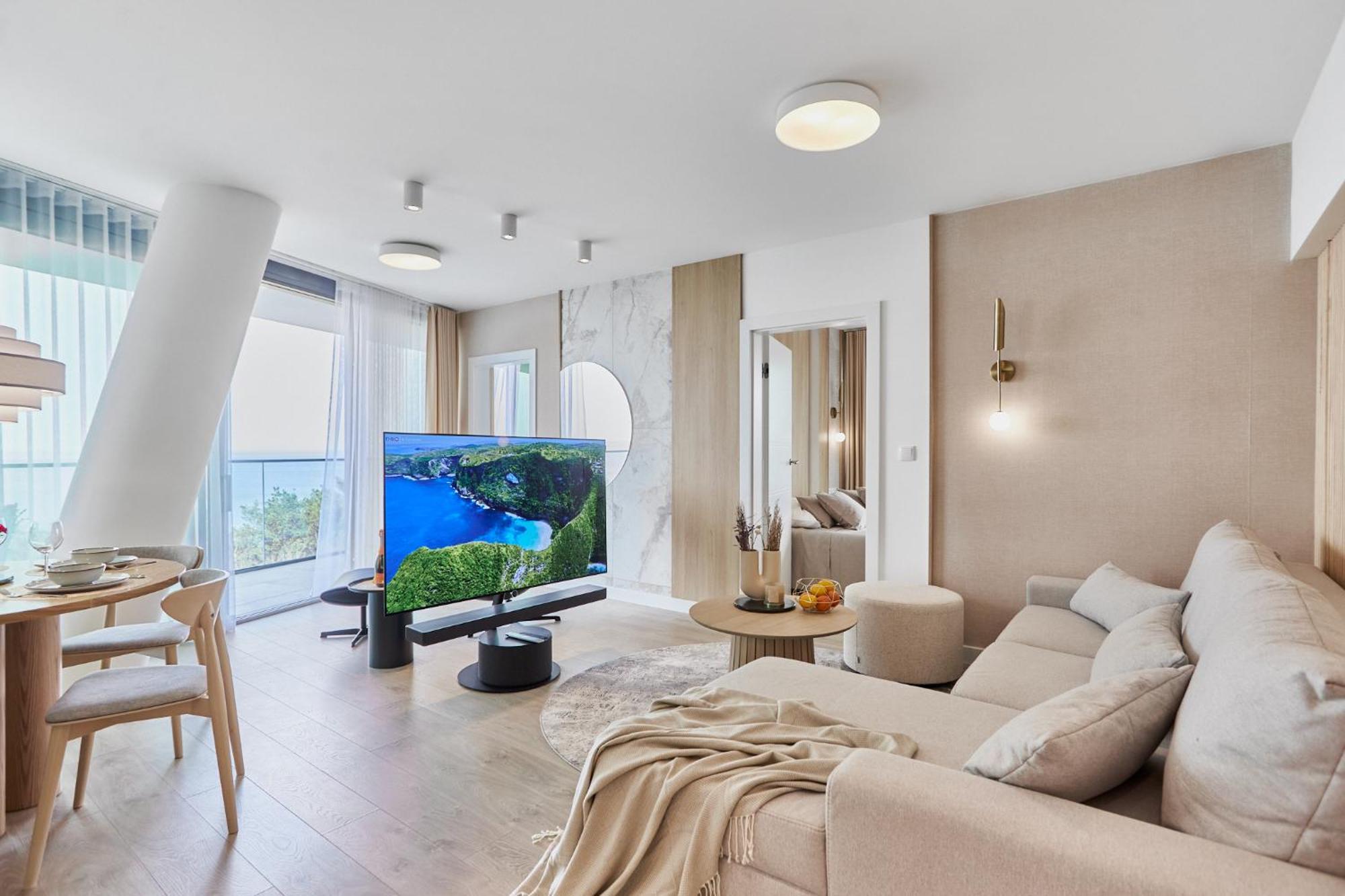 Wave Beachfront Family Apartment Miedzyzdroje Esterno foto