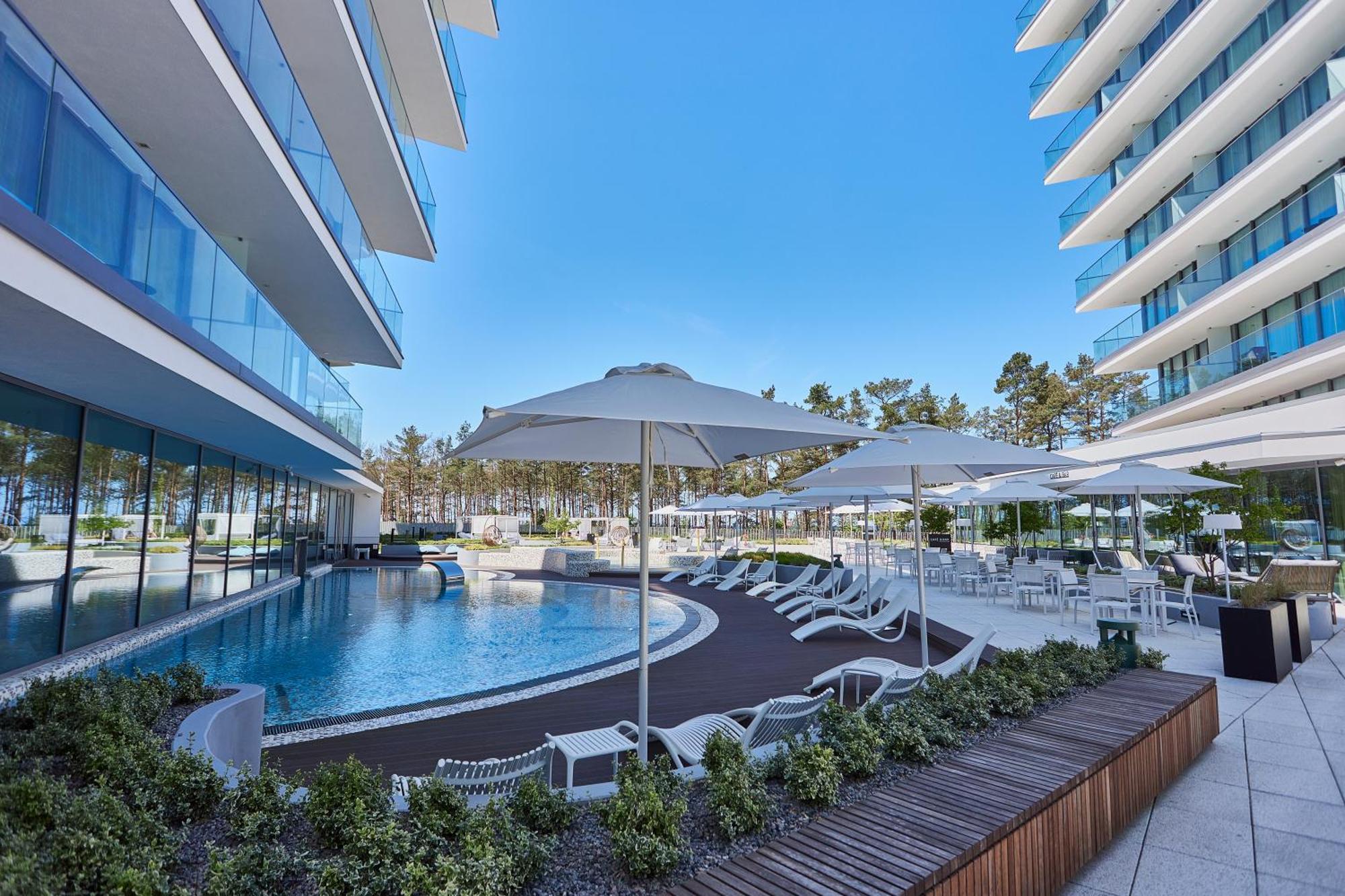 Wave Beachfront Family Apartment Miedzyzdroje Esterno foto
